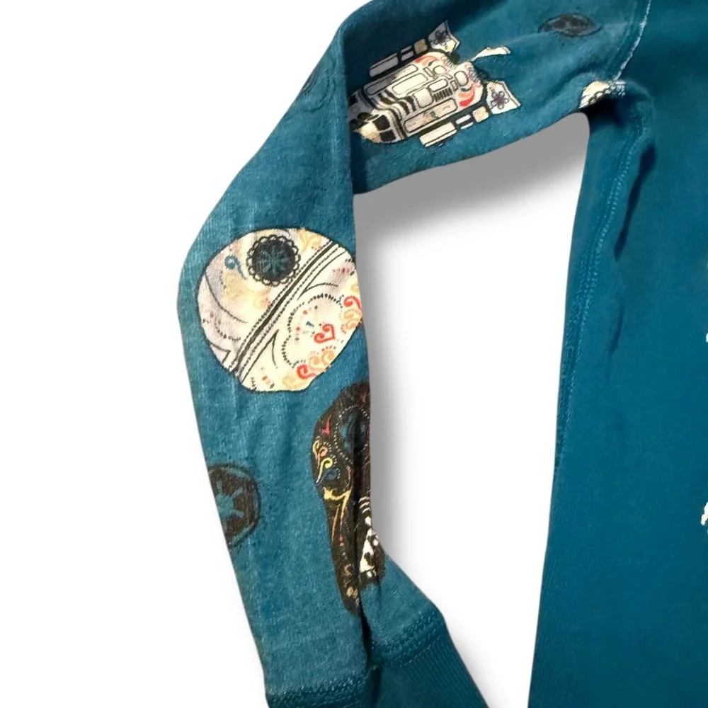 Hanna Andersson Star Wars Pajama Top Size 5 Glow Sugar Skulls Kids Sleepwear‎